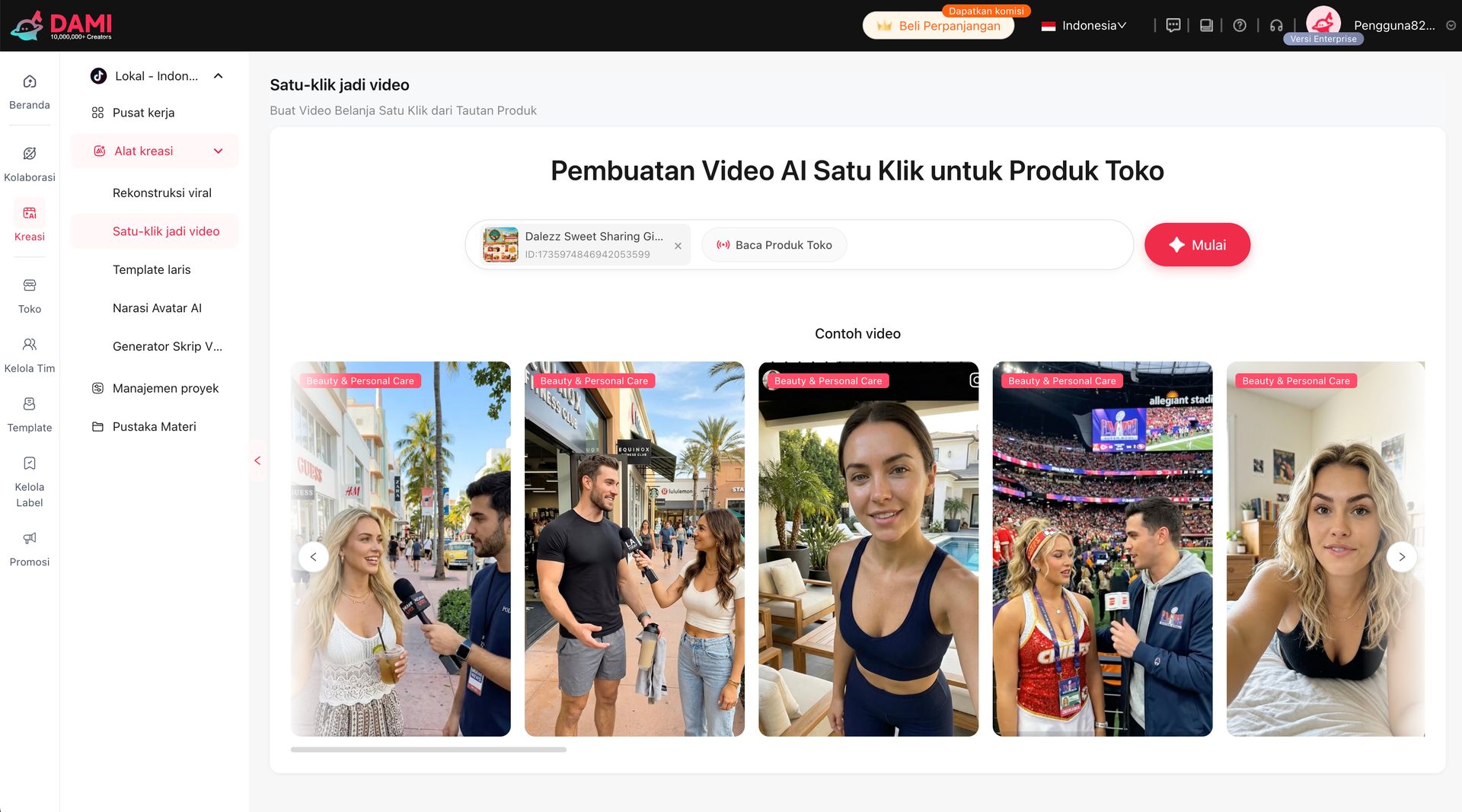 Creating TikTok Product Videos with AI in One Click